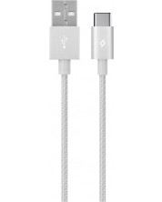 Кабел ttec - AlumiCable, USB-A/USB-C, 1.2 m, сребрист -1