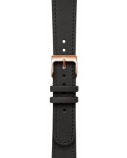 Каишка Withings - Leather, Rose Gold, 18mm, черна -1