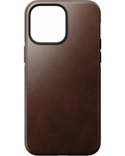 Калъф Nomad - Modern Leather MagSafe, iPhone 14 Pro Max, кафяв -1