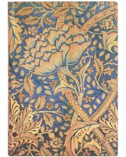 Календар-бележник Paperblanks William Morris - Хоризонтален, 88 листа, 2024