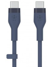 Кабел Belkin - CAB009bt2MBL, USB-C/USB-C, 2 m, син
