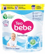 Капсули за пране Teo Bebe Gentle & Clean - Sensitive, 14 капсули -1
