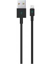 Кабел ttec - MFI AlumiCable, USB-A/Lightning, 1.2 m, черен