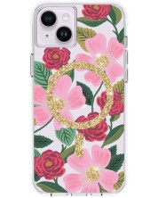 Калъф Case-Mate - Rifle Paper Rose Garden MagSafe, iPhone 14, многоцветен -1