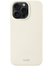 Калъф Holdit - Silicone, iPhone 15 ProMax, Soft Linen