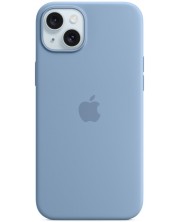 Калъф Apple - Silicone MagSafe, iPhone 15 Plus, Winter Blue