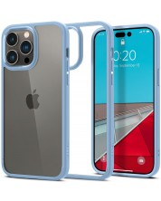 Калъф Spigen - Crystal Hybrid, iPhone 14 Pro, Sierra blue