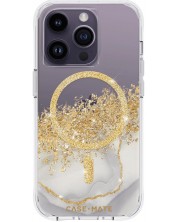 Калъф Case-Mate - Karat Marble MagSafe, iPhone 14 Pro, многоцветен -1