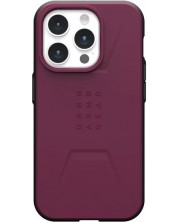 Калъф UAG - Civilian MagSafe, iPhone 15 Pro, червен