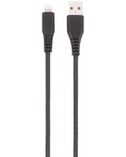 Кабел Vivanco - 61688,USB-A/Lightning, 1.5 m, черен -1