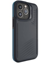Калъф Gear4 - Vancouver Snap, iPhone 13 Pro, черен/син