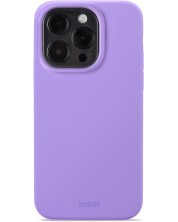Калъф Holdit - Silicone, iPhone 14 Pro, лилав
