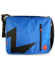 Чанта с отделение за лаптоп Kaiser - Messenger T1, синя -1