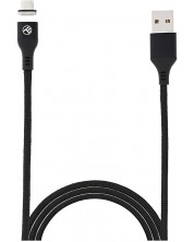 Кабел Tellur - Magnetic, USB-A/Micro USB, 1 m, черен -1