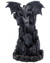 Кадилница Nemesis Now Adult: Dragons - Black Dragon, 19 cm -1
