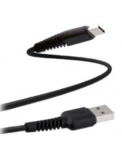 Кабел TnB - 2075100307, USB-A/USB-C, 2 m, черен -1