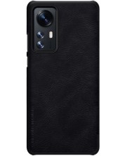 Калъф Nillkin - Qin Leather, Xiaomi 12/12X, черен -1
