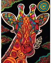 Картина за оцветяване ColorVelvet - Жираф, 47 х 35 cm -1
