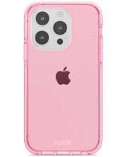 Калъф Holdit - SeeThru, iPhone 14 Pro, розов