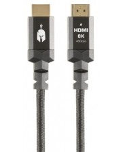 Кабел Spartan Gear - 075774, HDMI/HDMI, 1.5m, Aluminum
