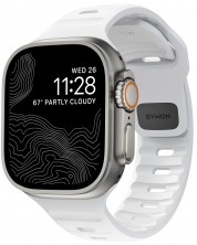 Каишка Nomad - Sport M/L, Apple Watch 1-9/Ultra/SE, бяла