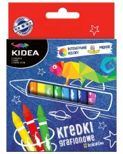 Каолинови пастели Kidea - 12 цвята -1