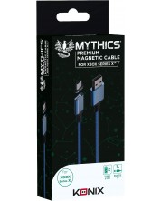 Кабел Konix - Mythics Premium Magnetic Cable 3 m, син (Xbox Series X/S) -1