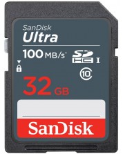 Карта памет SanDisk - Ultra, 32GB, SDHC, UHS-I  -1