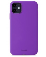 Калъф Holdit - Silicone, iPhone 11/XR, тъмнолилав -1