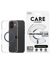 Калъф CARE - Flagship, iPhone 16 Plus, MagSafe, син -1