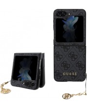 Калъф Guess - 4G Charms, Galaxy Z Flip 5, сив -1
