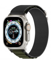 Каишка Next One - Adventure Loop, Apple Watch, 45/49 mm, сива/зелена -1