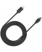 Кабел Canyon - CFI-12, USB-C/Lightning, 2 m, черен -1