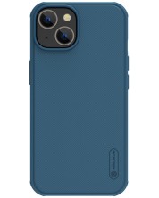 Калъф Nillkin - Super Frosted Shield Pro, iPhone 14 Plus, син -1