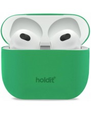 Калъф за слушалки Holdit - Silicone, AirPods 3, зелен