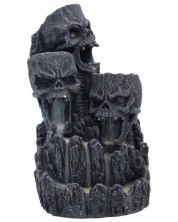 Кадилница Nemesis Now Adult: Gothic - Skull Backflow, 17 cm -1