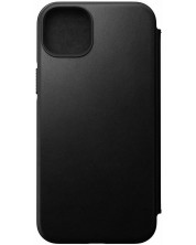 Калъф Nomad - Leather Folio MagSafe, iPhone 14 Plus, черен -1