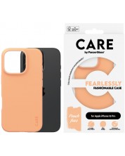 Калъф CARE - Fashionable, iPhone 16 Pro, Peachy -1