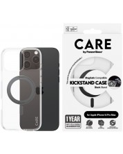 Калъф CARE - Black Kick MagSafe, iPhone 16 Pro Max, прозрачен -1