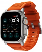 Каишка Nomad - Rugged, Apple Watch 1-8/Ultra/SE, оранжева/сива -1