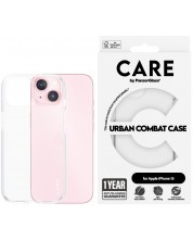 Калъф CARE - Flagship, iPhone 15, прозрачен -1