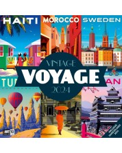 Календар Ackermann - Vintage Voyage, 2024 -1