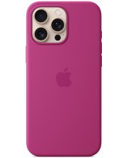 Калъф Apple - Silicone MagSafe, iPhone 16 Pro Max, Fuchsia -1