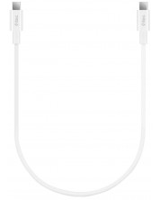 Кабел ttec - Fast Charge, USB-C/USB-C, 0.3 m, 65W, бял -1