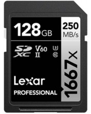 Карта памет Lexar - Professional, 128GB, SDXC, Class10