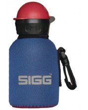 Калъф за детска бутилка Sigg – неопренов, син, 0.3 L