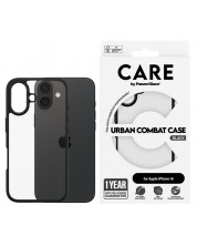 Калъф CARE - Flagship, iPhone 16, Black Frame -1