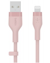 Кабел Belkin - Boost Charge, USB-A/Lightning, 1 m, розов -1