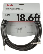 Кабел за китара Fender - Professional cable, 6.3 mm, 5.5 m, черен