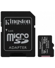 Карта памет Kingston - Canvas Select Plus, 512GB, microSDXC, Class10 -1
